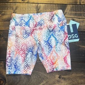 Girls Mid Rise Bike Shorts 2XS